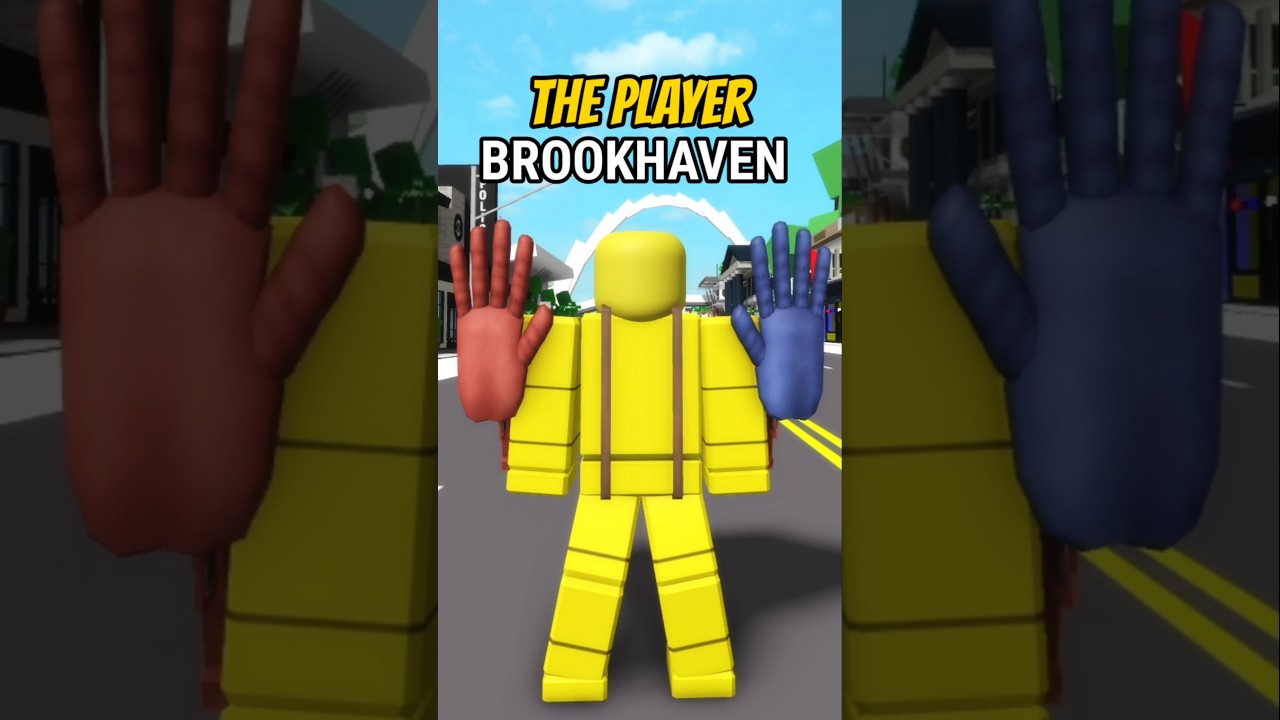 How to make THE PLAYER in Brookhaven (Poppy playtime) #shorts