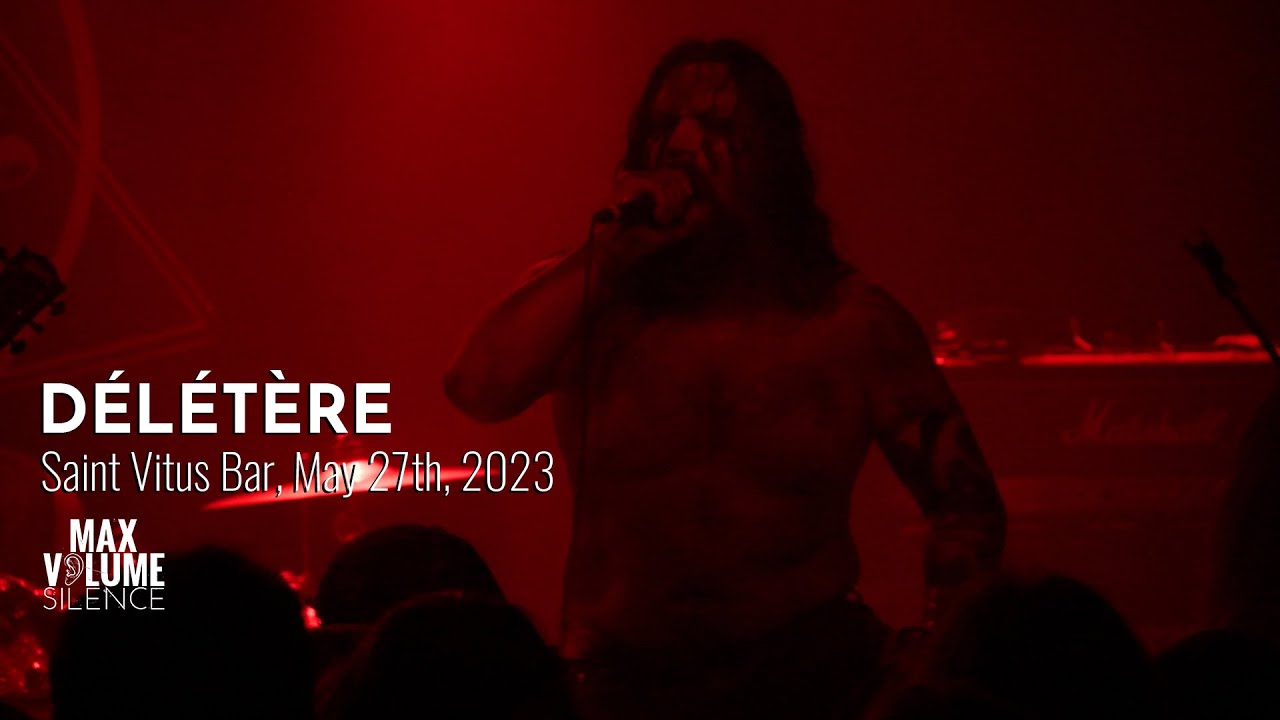 DÉLÉTÈRE live at Saint Vitus Bar, May 27th, 2023