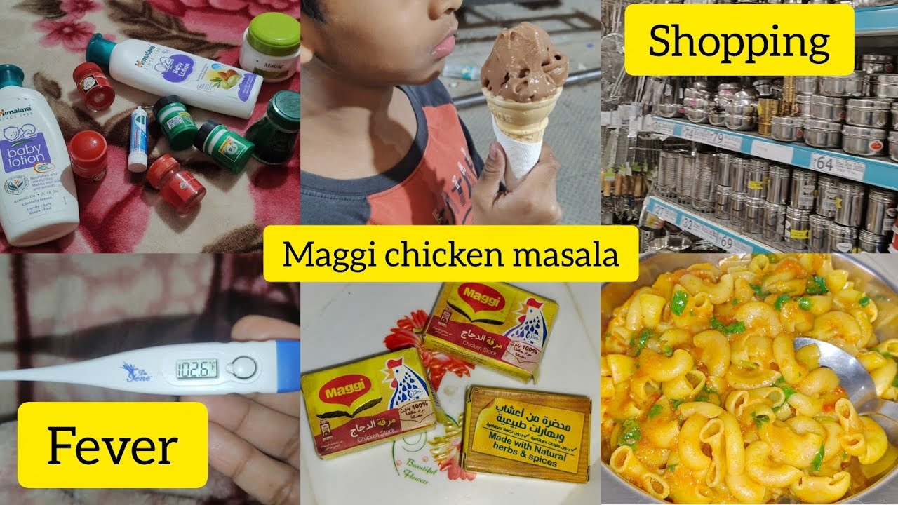 Amaan Ko Fever🤒 Maggi chicken masala#pasta recipe#viralvideo 