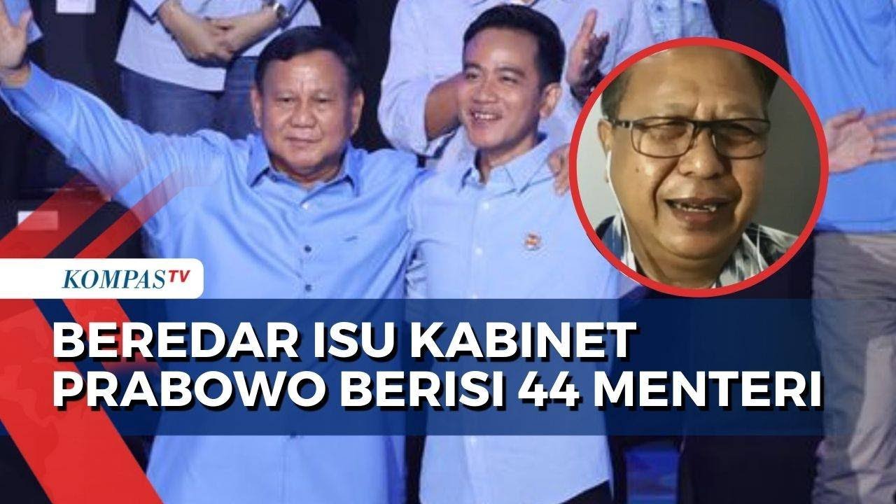 Beredar Isu Kabinet Prabowo Berisi 44 Menteri, Peneliti ISEAS Buka Suara