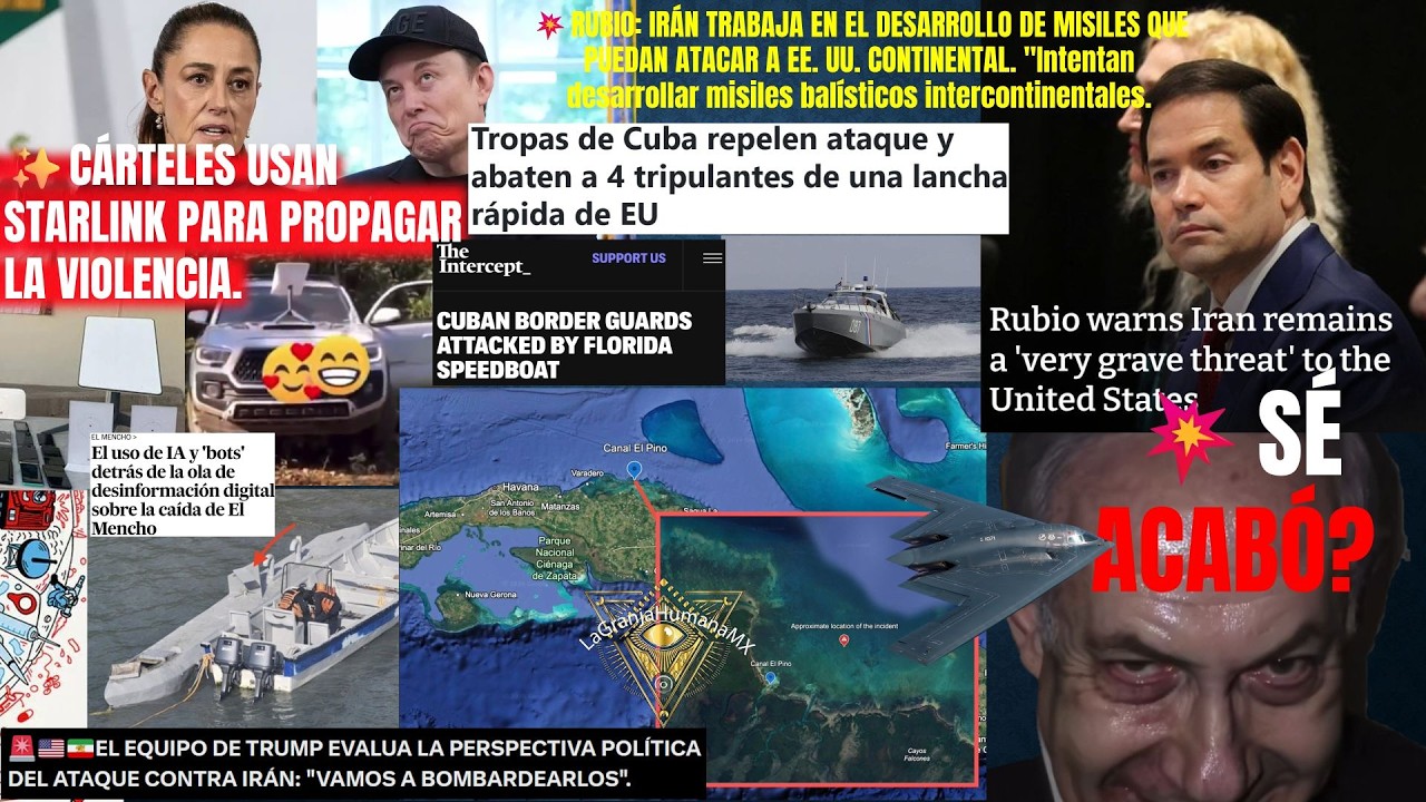 💥MÉXICO RESISTE CAMPAÑA PRO INTERVENCION. CUBA FRENA POSIBLES MERCENARIOS. EEUU 