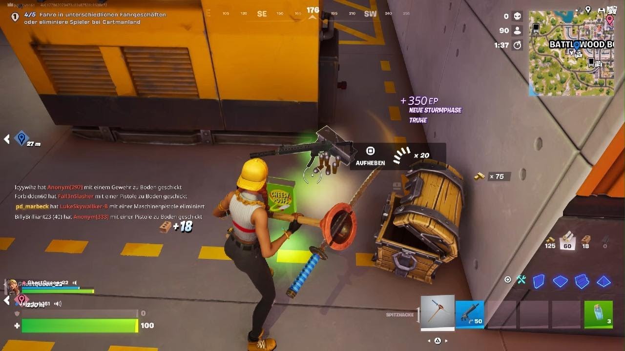 Fortnite zocken ein haus loot challeng