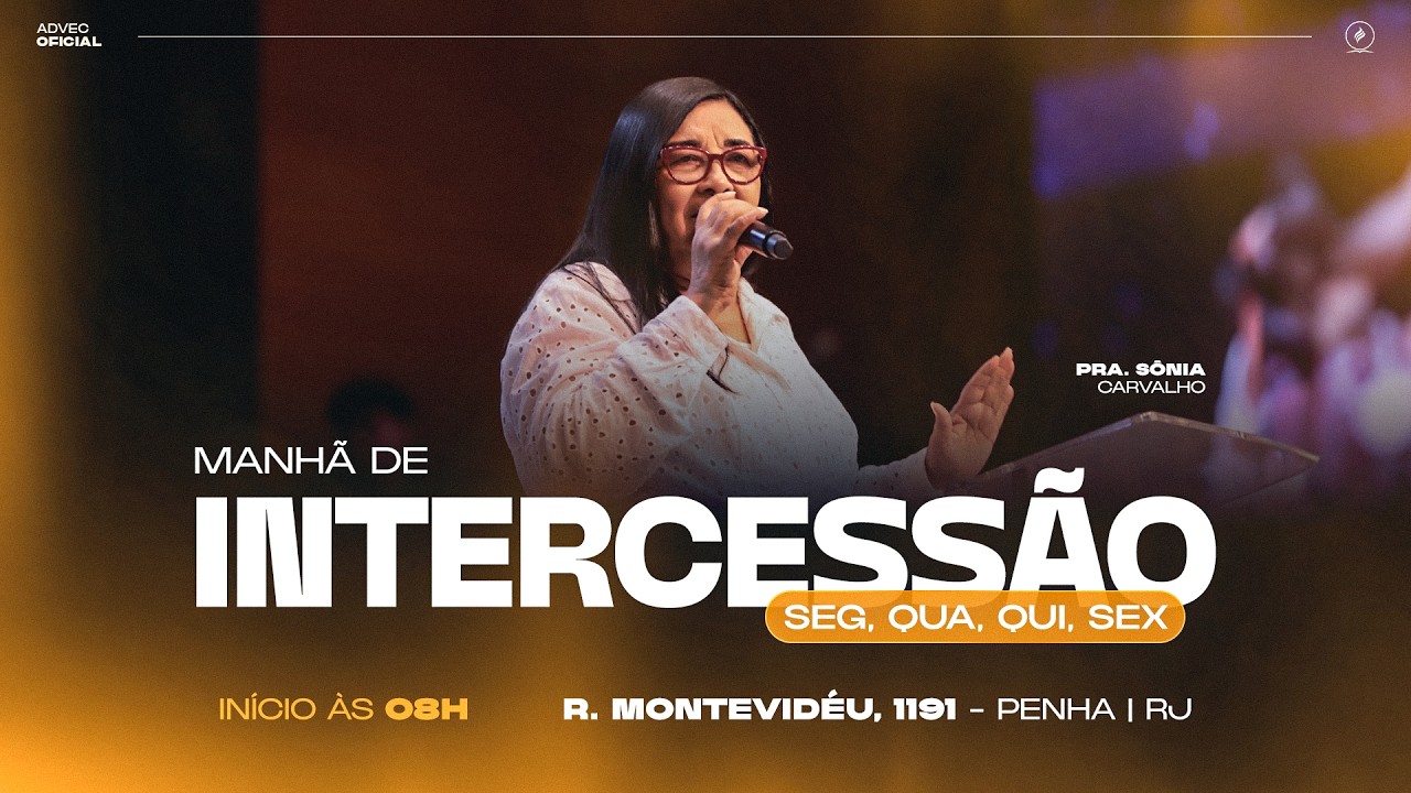 CULTO DE INTERCESS&Atilde;O | PRA. S&ocirc;nia Carvalho | 04/04/2026