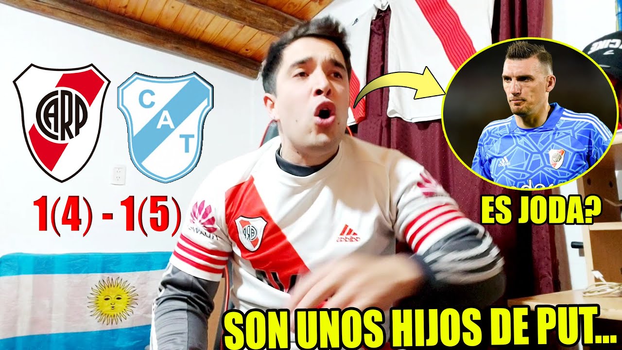 RIVER 1(4) vs TEMPERLEY 1(5) 😡 Reacción de un Hincha de RIVER RE CALIENTE 😡 Copa ARGENTINA