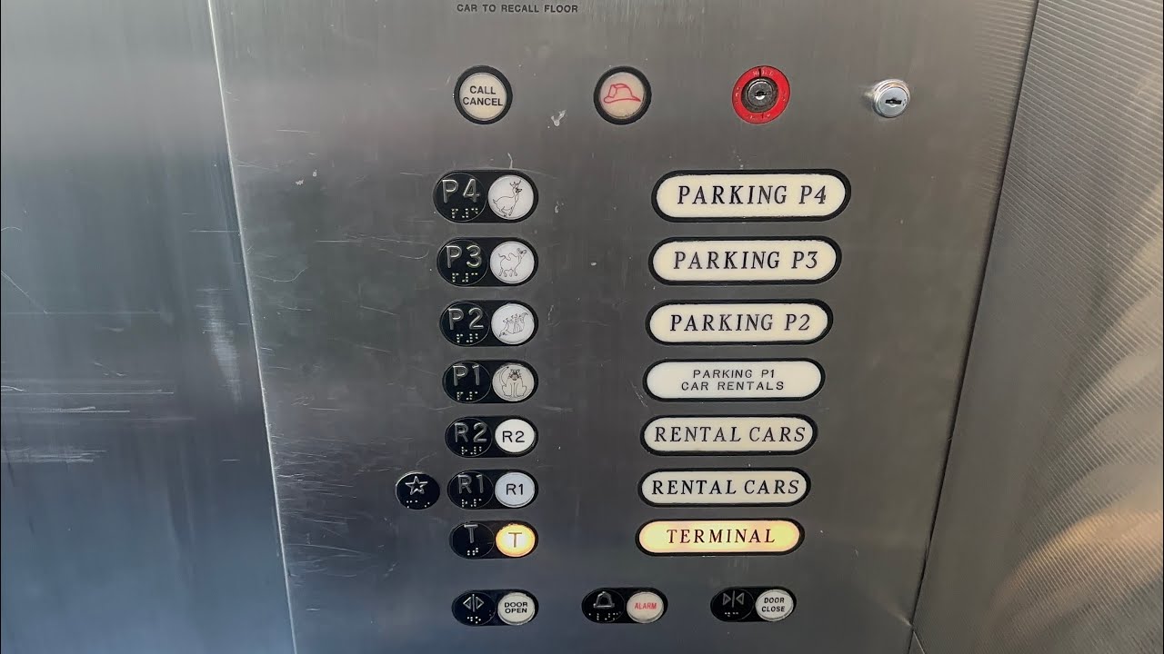 Schindler 500A Traction Elevators | Terminal B Garage | Orlando International Airport | Orlando, FL