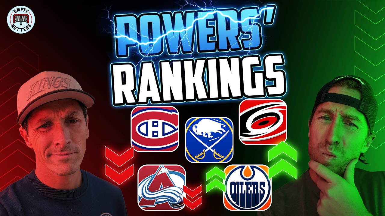 Powers klasyfikuje 5 najlepszych drużyn w NHL