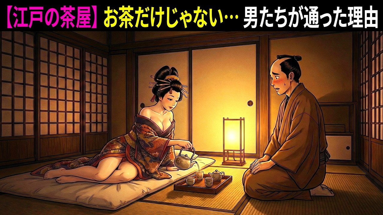 江戸の茶屋、暖簾の奥で本当に起きていたこと| 江戸時代 |江戸 水茶屋|江戸時代の女性|