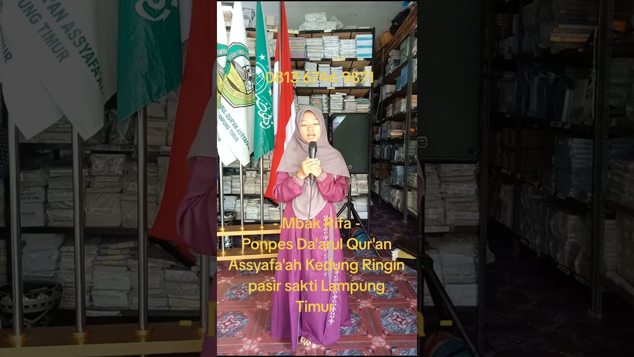 #Khitobah Menyongsong Bulan Suci Ramadan #Mbak Rifa #Ponpes Da'arul Qur'an Assyafa'ah Kedung Ringin 