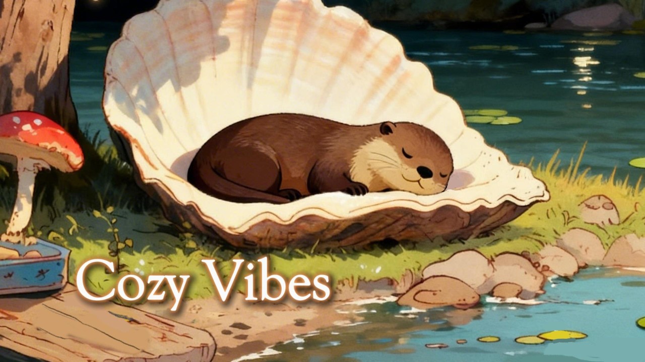 Calm Lake, Gentle Thoughts ☕🦦 | Cozy Lofi Vibes #lofihiphop #chillmusic #coffeemusic #studymusic