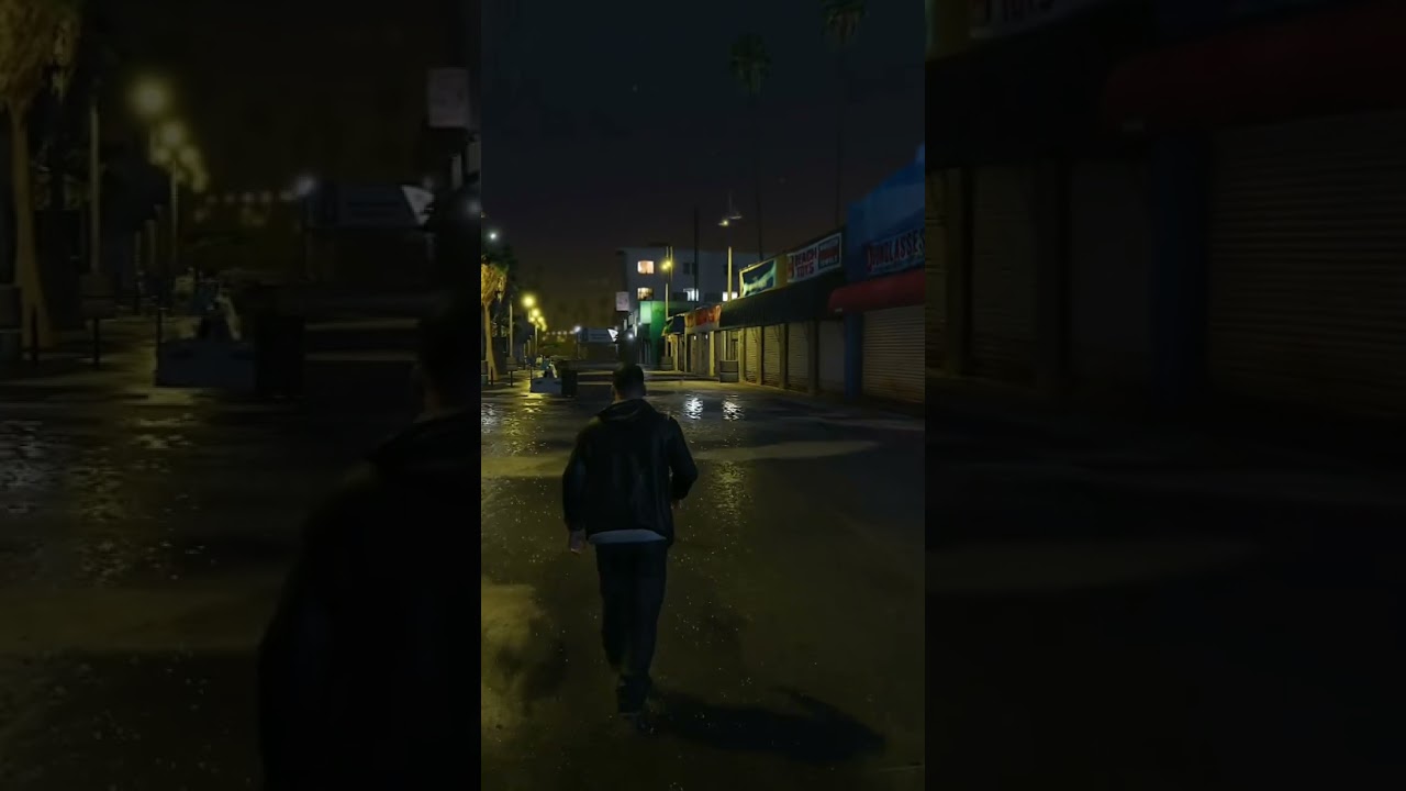 🎧 Turn your headphones up...Just enjoy the sounds of rain #gtav #gta #rain #ps4 #ps5