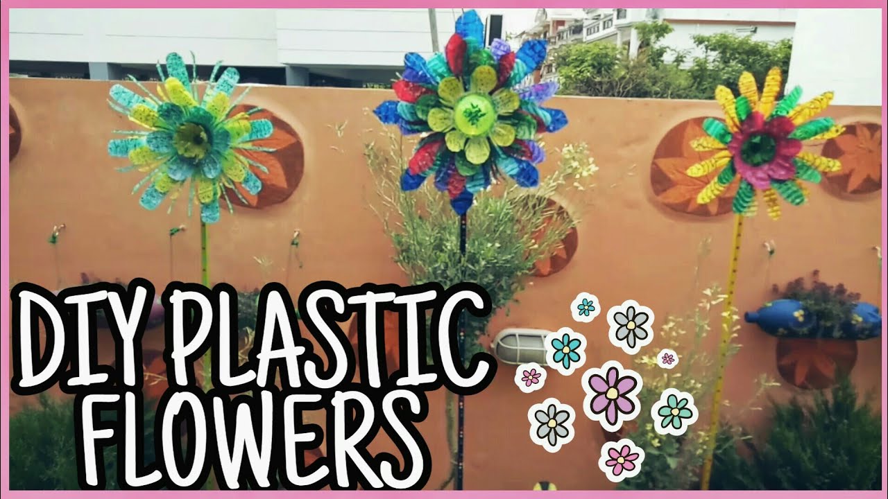 RECYCLE PLASTIC CONTAINER INTO BEAUTIFUL FLOWERS || BEST OUT OF WASTE || RECYCLE PLASTIC