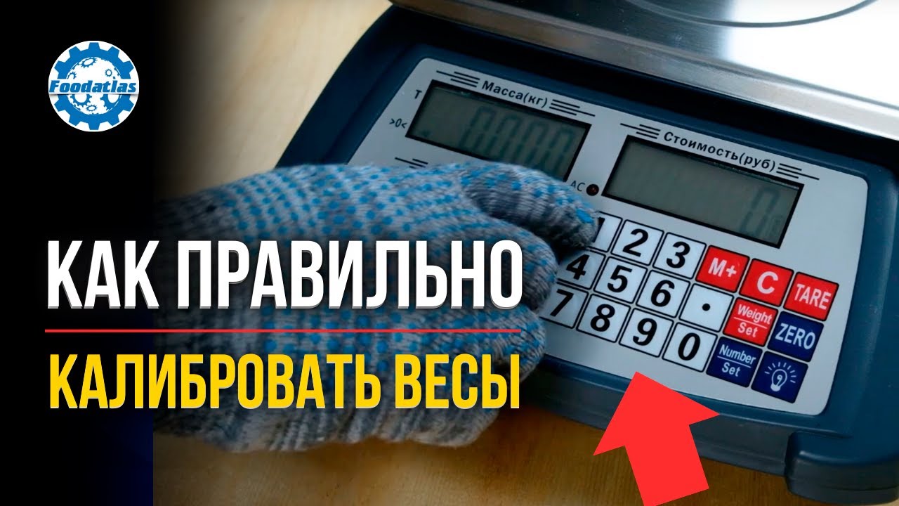 Калибровка весов. Как пользоваться электронными торговыми весами? Foodatlas
