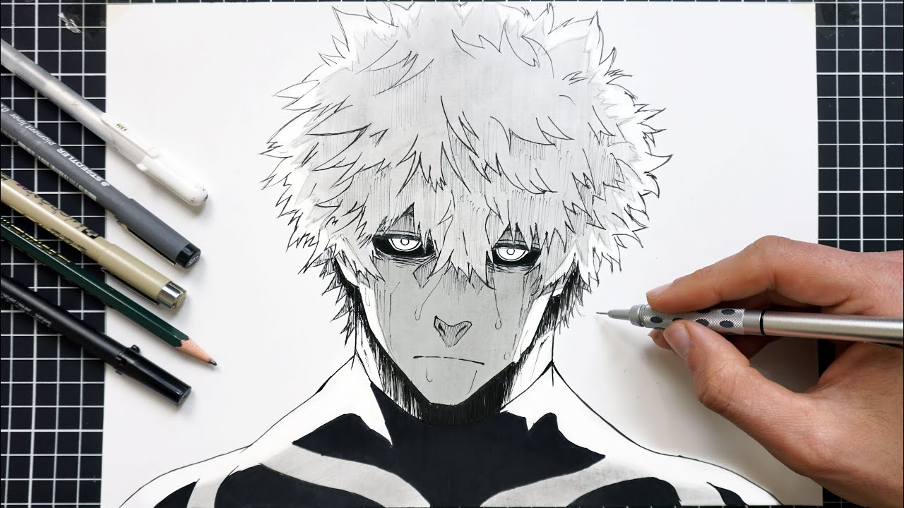 How to Draw Rensuke Kunigami - Blue Lock | Easy Drawing (Step by Step)