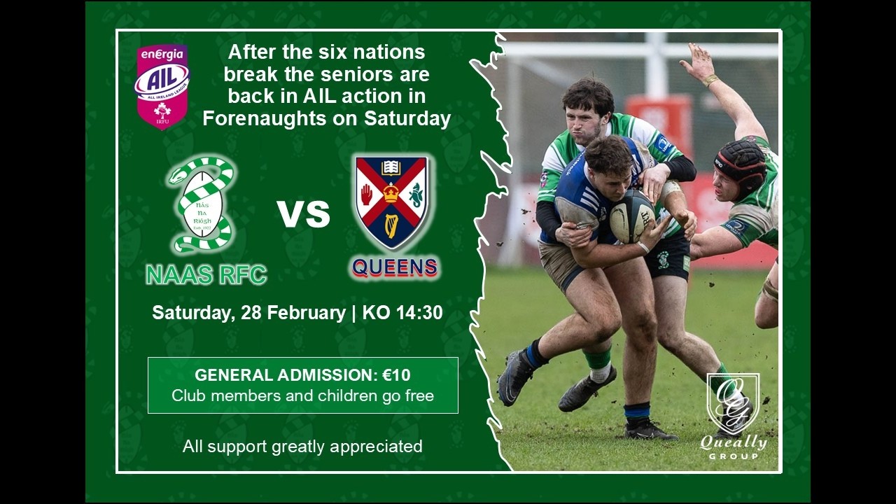 Naas RFC v Queens RFC
