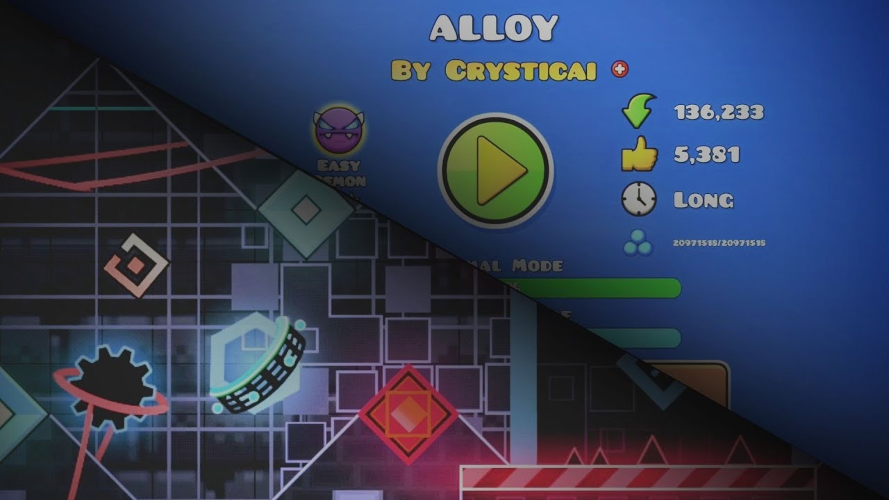 Geometry Dash | (Easy Demon) // Alloy by Crysticai 100%