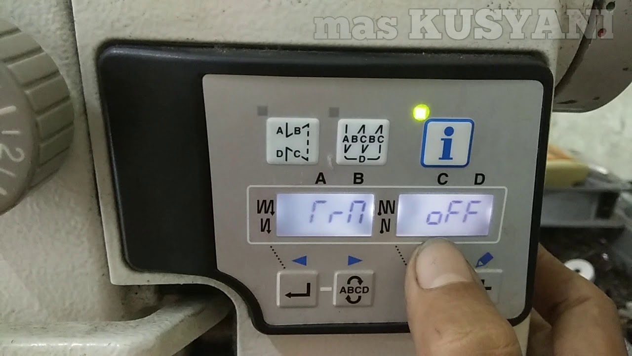 Cara Mematikan Pisau Potong Benang JUKI DDL-8700A-7