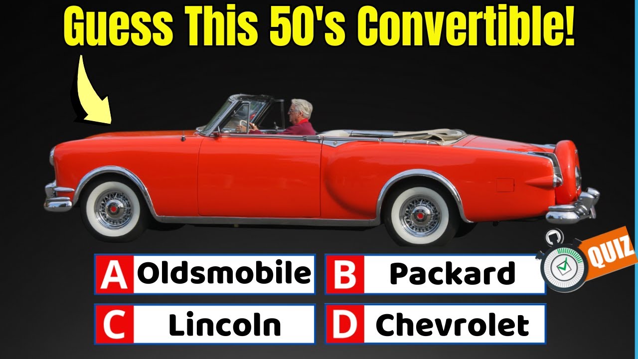 Can You Guess These 1950s Convertibles? | Classic Car Quiz