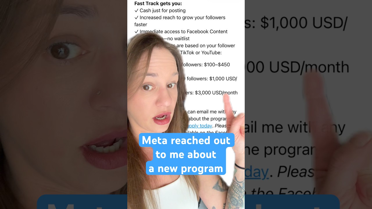Бонусная программа для создателей контента Meta &ndash; процесс одобрения и мой опыт #взлом #создательк...