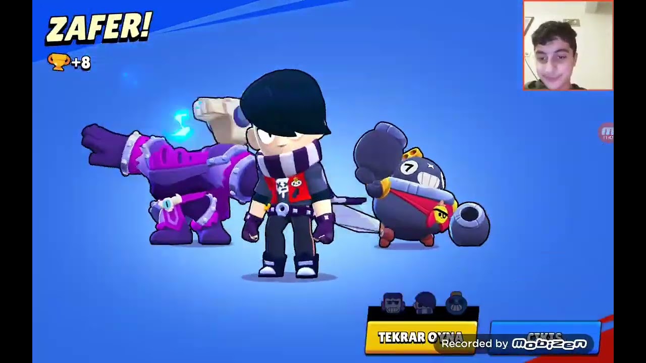 #brawlstars ama oyunda gerçek yümü gösterdim