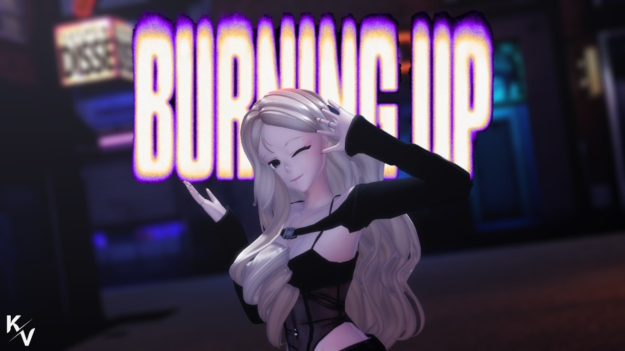 [MMD K-pop] MEOVV(미야오) 'BURNING UP' ❤️‍🔥 | Motion DL 🌡️