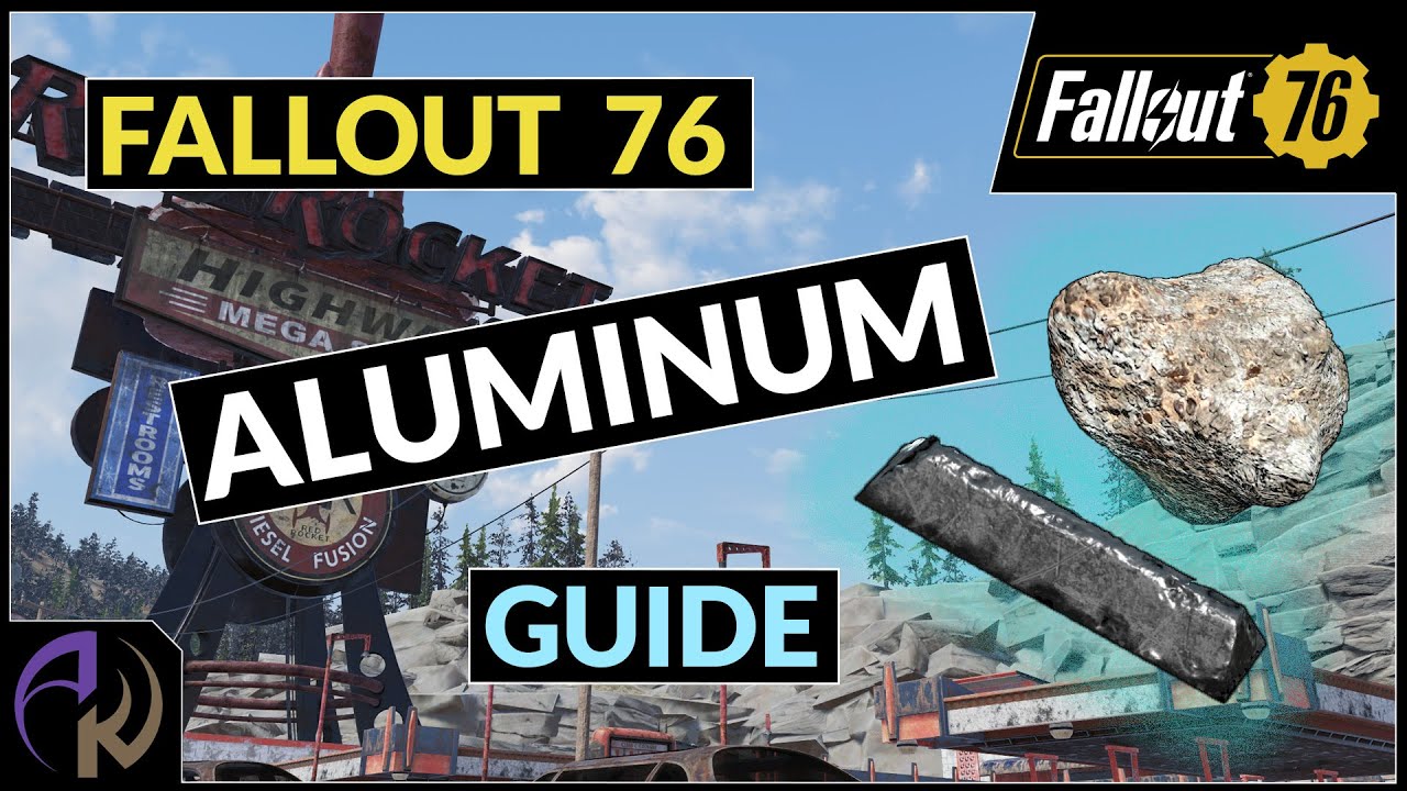 Fallout 76 ALUMINUM Farming Guide - 6 Different Locations!