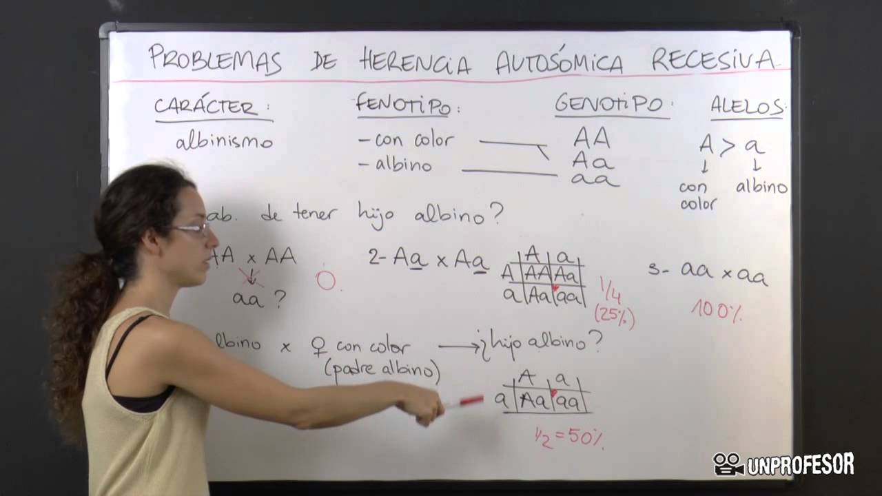 Problemas de herencia autosómica recesiva