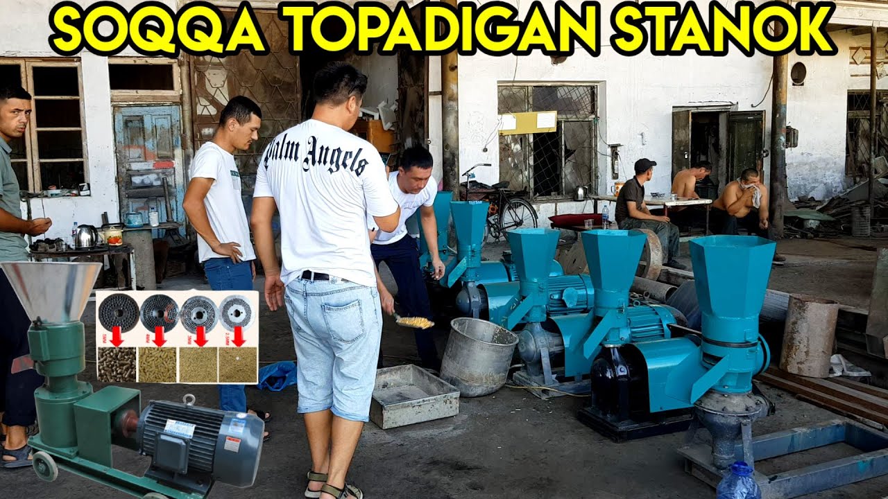 YEM ISHLAB CHIQARISH STANOKLARI SOATIGA 100 MING TOPADIGAN GRANULYATOR (гранулятор) TURIDAN BOR