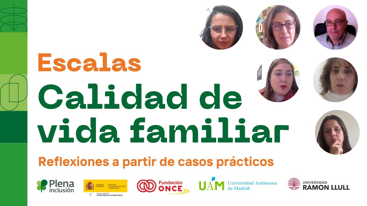 Escalas de calidad de vida familiar. Resultados individuales | Plena inclusión 2023
