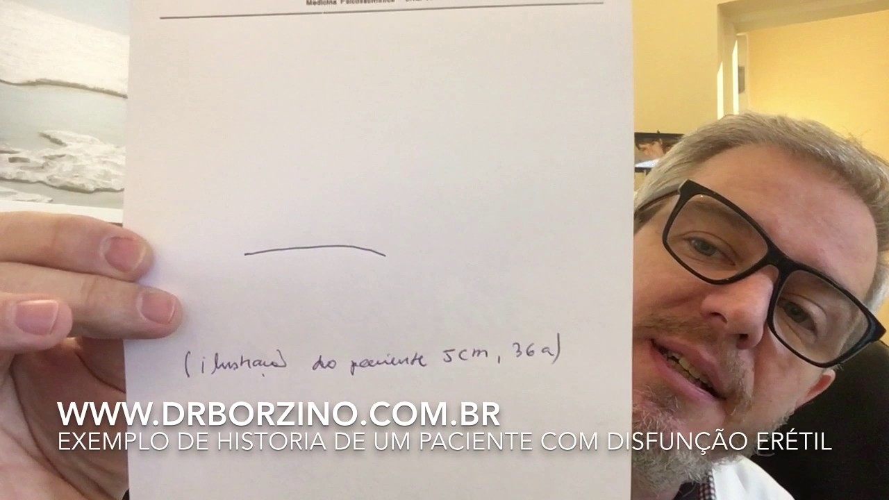 História Ilustrativa de um Paciente com Disfunção Erétil