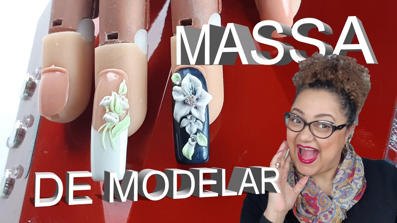 UNHA ARTE 3D COM MASSA DE MODELAR | KAGA SCULPTING GEL