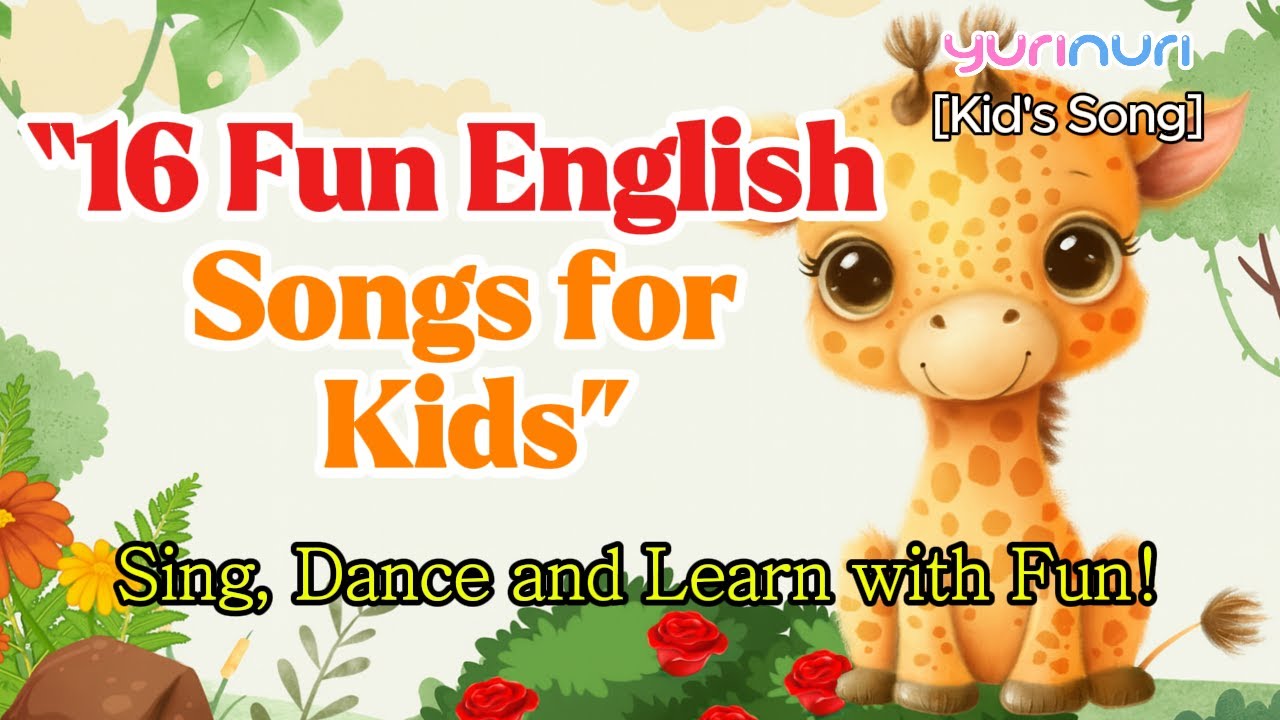 🎵 16 Fun English Songs for Kids | Nursery Rhymes Compilation (Sing, Dance & Learn!)