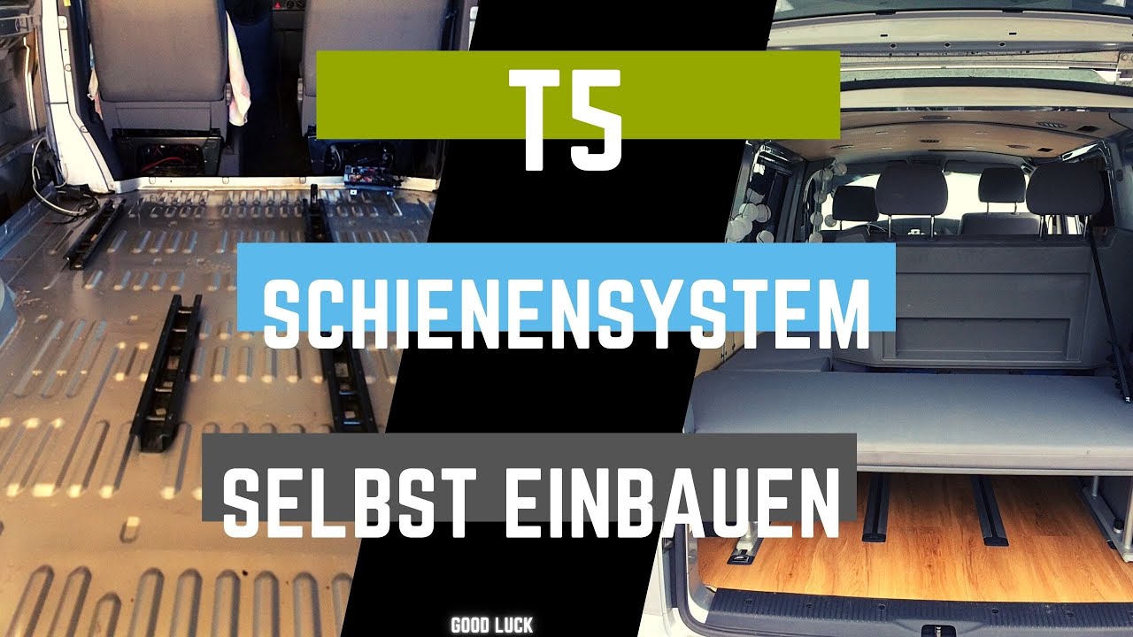 T5 Schienensystem nachrüsten || VW T5 Umbau zum California Camper || Camper Conversion