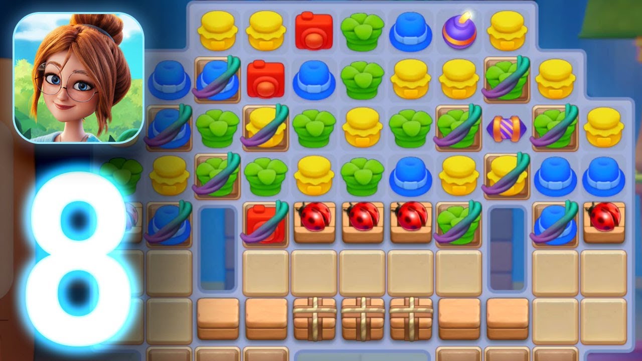 Merge Gardens - &rlm;&rlm;Gameplay walkthrough Part 8 (iOS, Android)