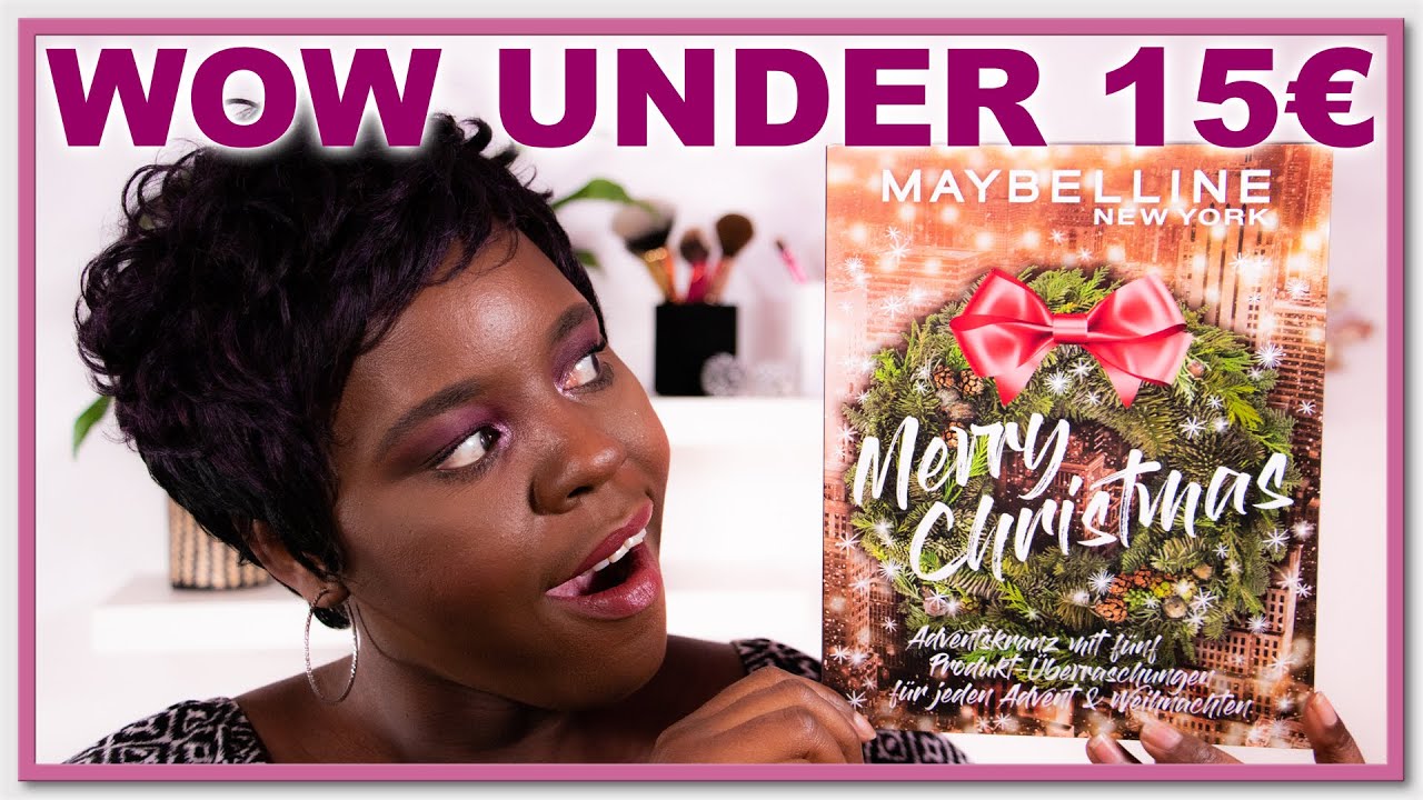 MAYBELLINE ADVENT CALENDAR 2020 | MINI - Wow under 15&euro;