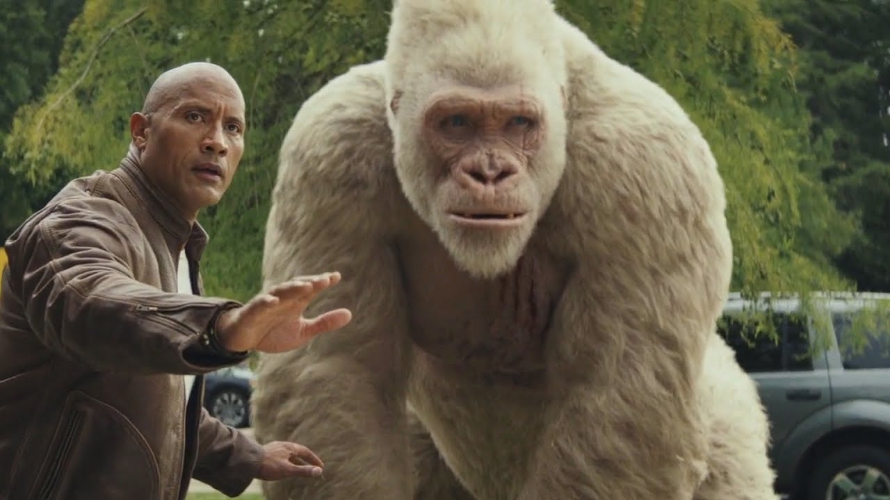 White Monkey Escaped | Rampage | HD Movie Clips