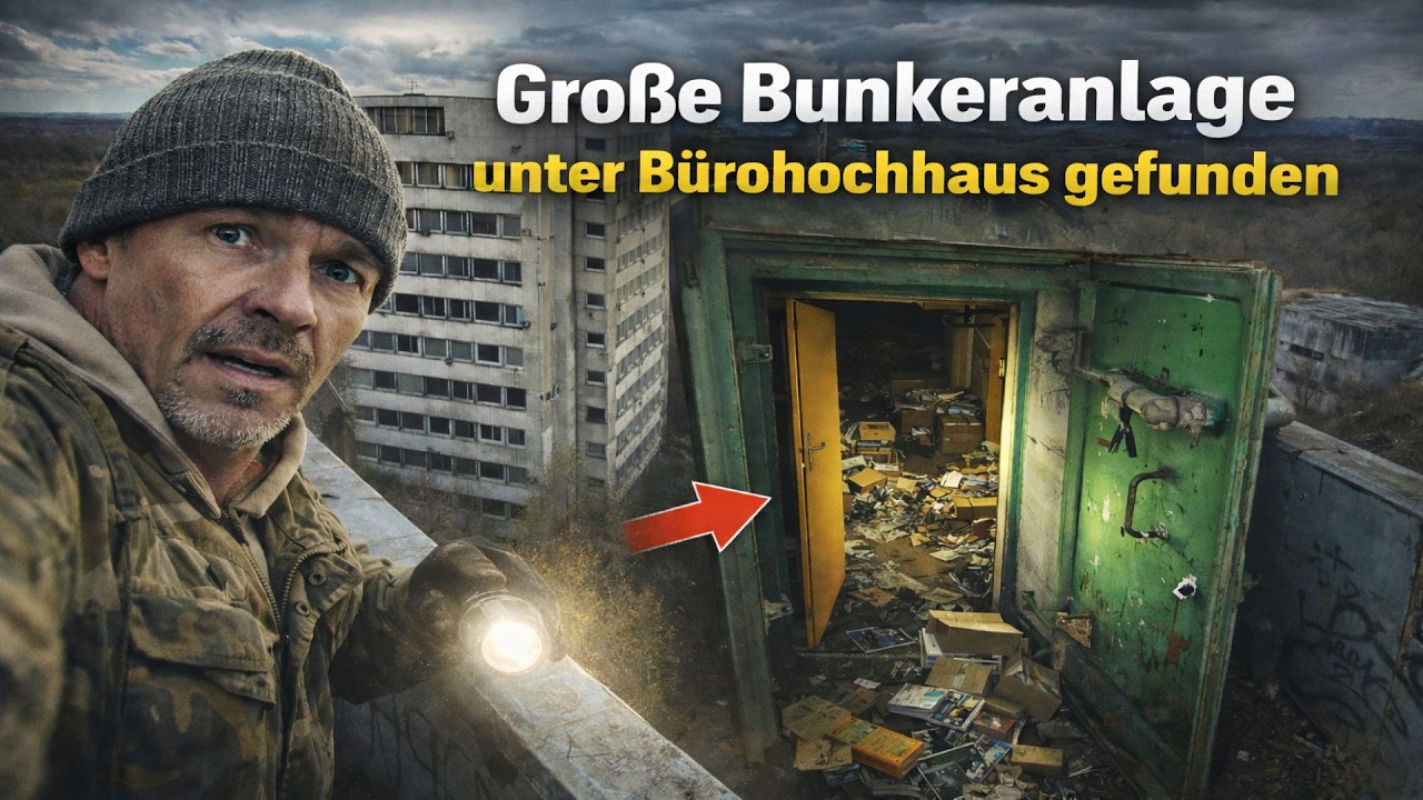 Riesen Bunker Labyrinth unter einem Bürohochhaus gefunden und wir machen Unglaubliche Entdeckungen