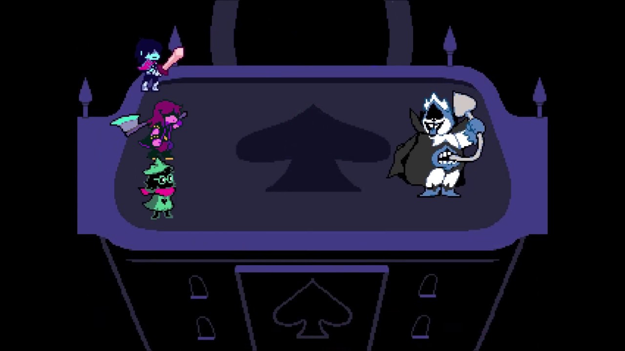 Deltarune - King Boss Fight Overthrow/Pacifist Ending(Full Fight + Cutscenes)