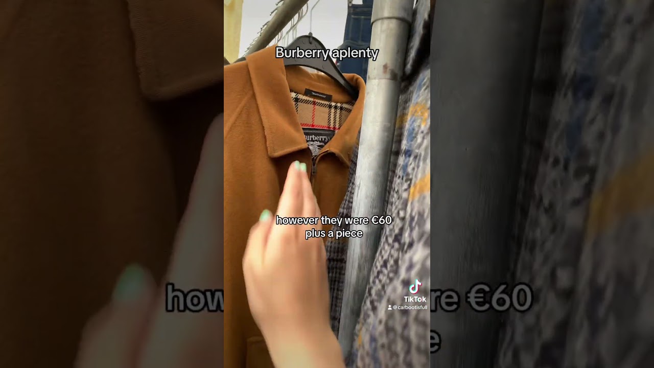 Plenty of Burberry coats, but are they authentic and profitable? #thrift #bargain #reseller #market