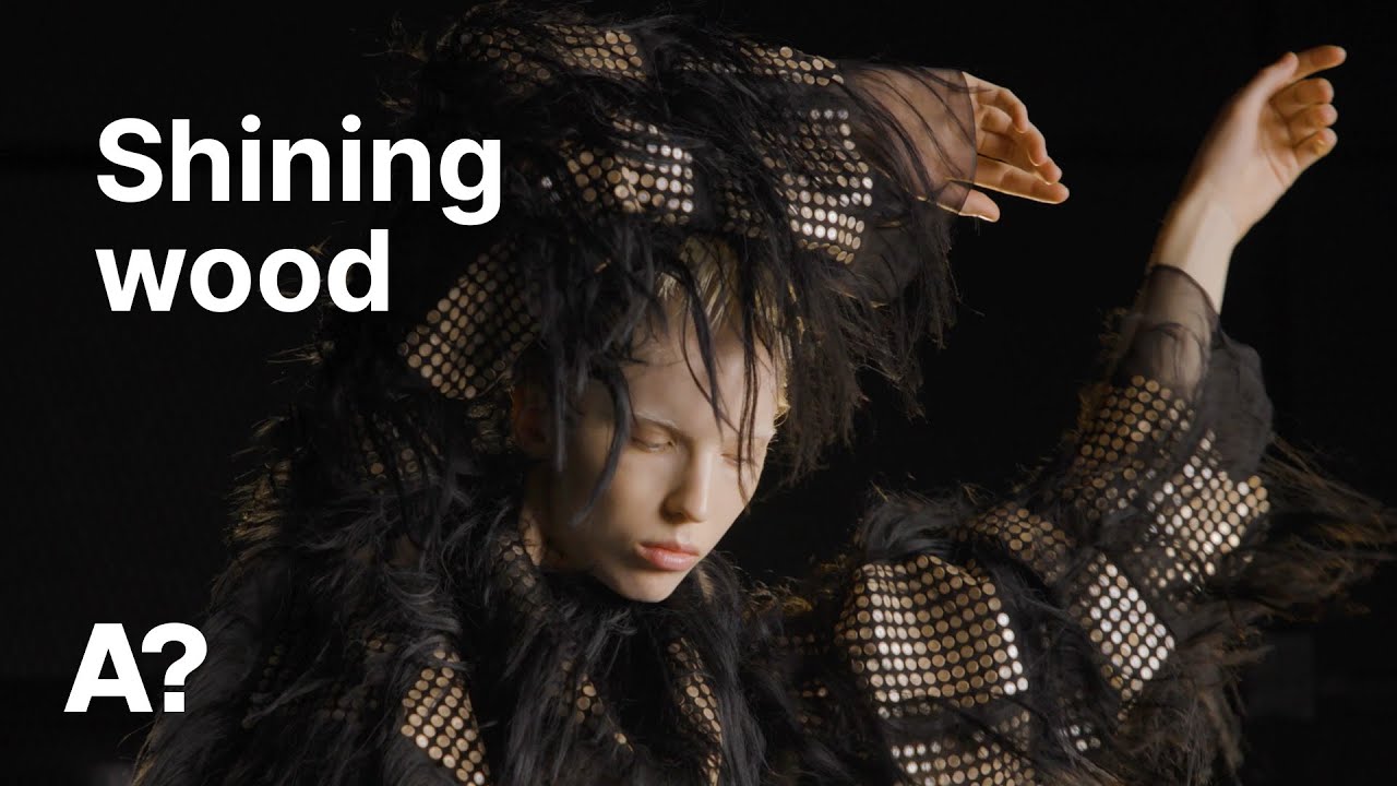 Wooden crystals make fashion shine