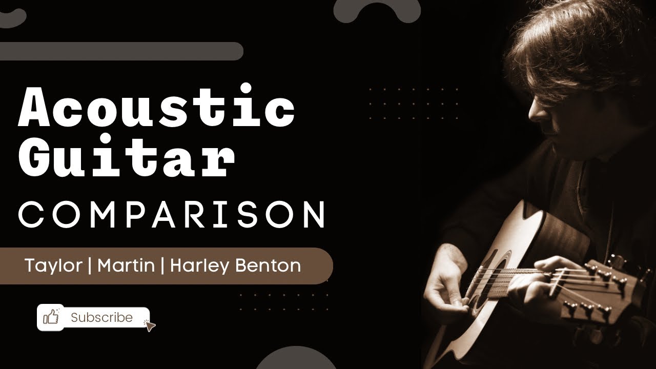 Acoustic Guitar Shootout: Taylor vs Martin vs Harley Benton