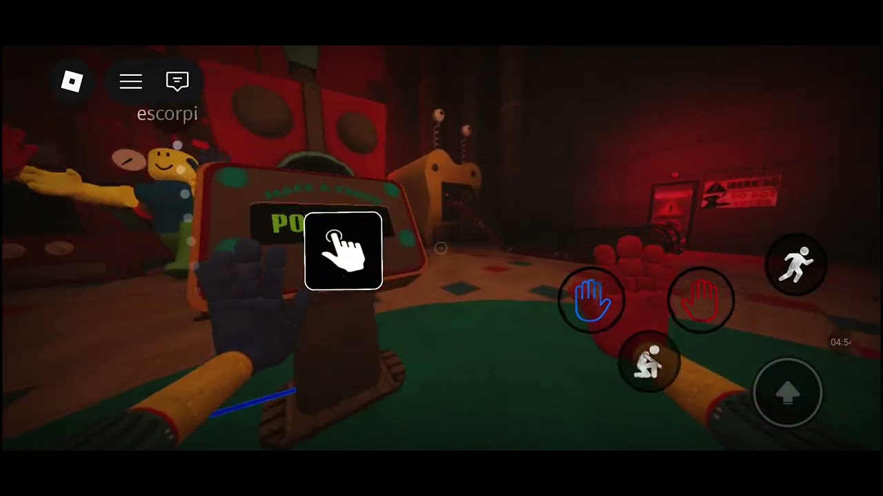 Eu jogando poopy play time com meu amigo maus nois não pode falar nada