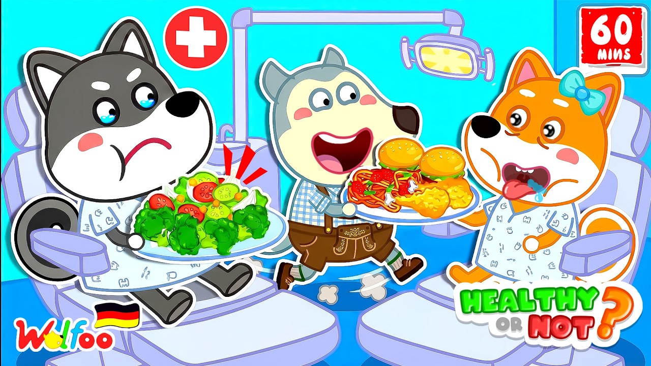Wolfoo Geschichte 🐺Wolfoo, Gesund oder nicht❓ Ausgewogene Mahlzeit | Abenteuer gesunde Gewohnheiten