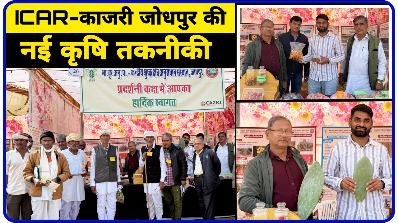 किसानों के लिए काजरी संस्थान की नवीनतम तकनीकें  || CAZRI Jodhpur || Krishi mela || Kisan mela | ICAR