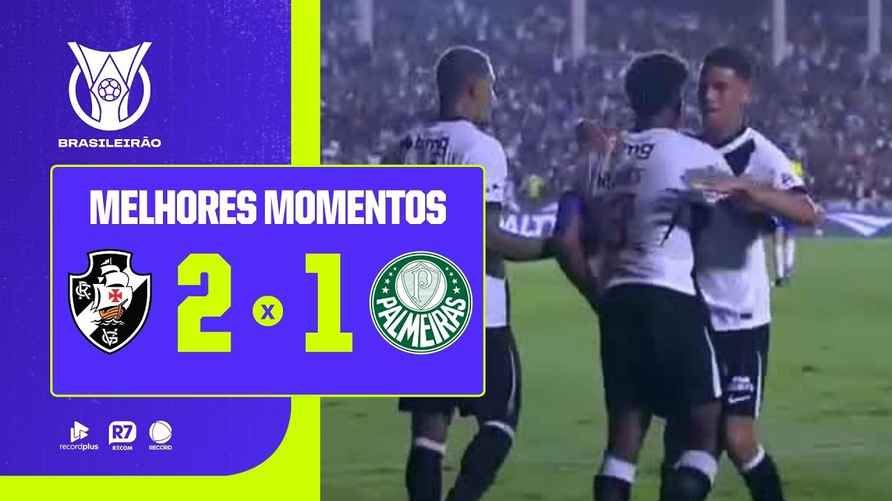VASCO 2 x 1 PALMEIRAS | MELHORES MOMENTOS DA 5ª RODADA DO BRASILEIRÃO
