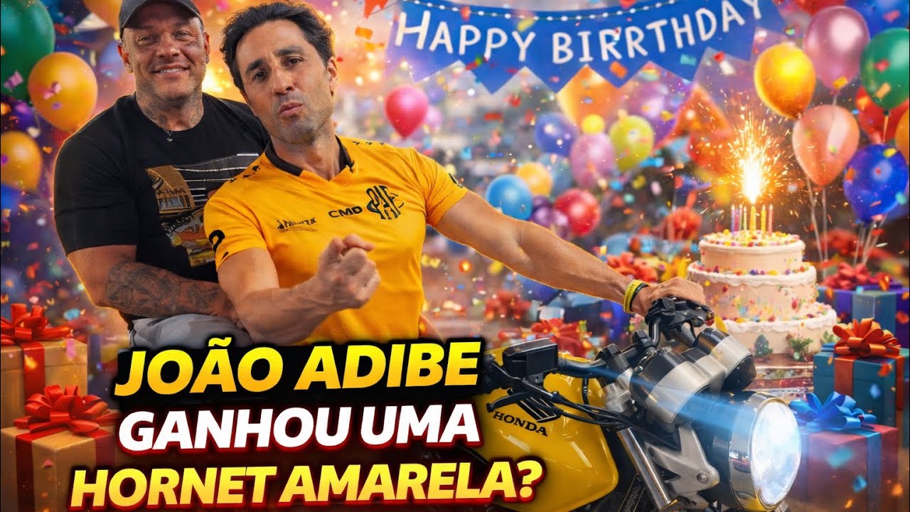 TOGURO FEZ SURPRESA PARA JOÃO ADIBE