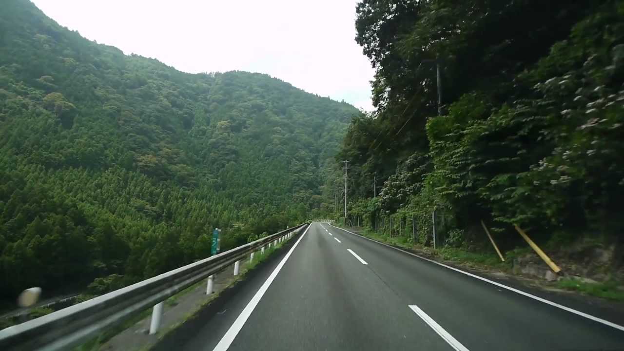 朝霧湖　車載動画　新城市　【愛知探検街歩き】
