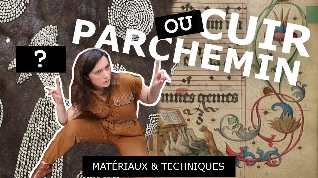 CUIR OU PARCHEMIN ? j'ai craqu&eacute;... - Histoire de l'Art et des Techniques