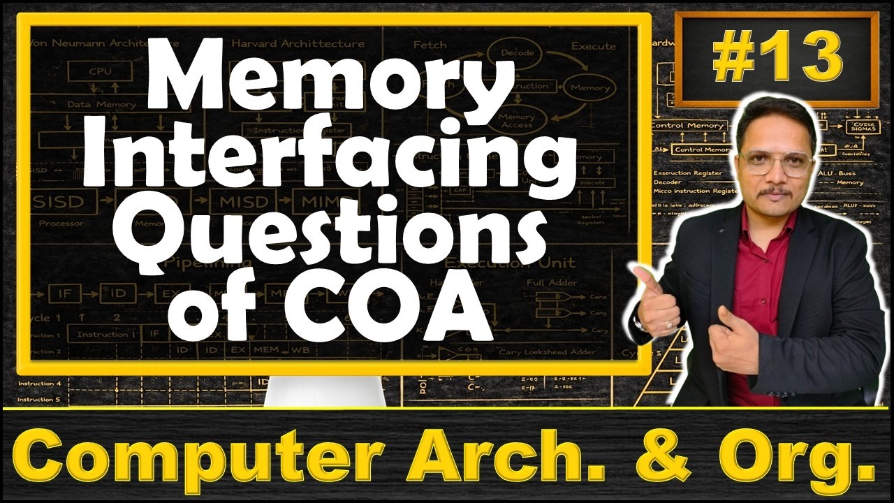 Memory Interfacing Questions in Computer Organization & Architecture: Solved Problems - 3