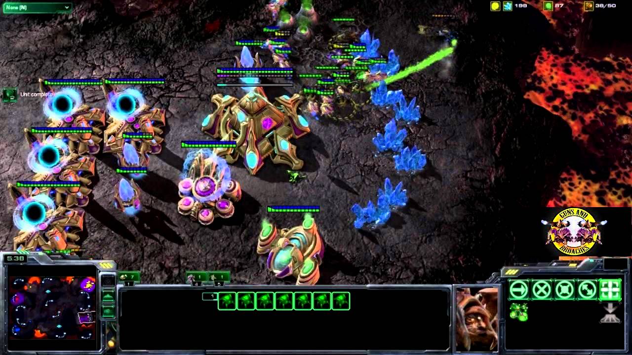 Destiny, Minigun vs. Axslav, Strifecro [Game 2] - Gift of GaB 2v2 Showmatch Series