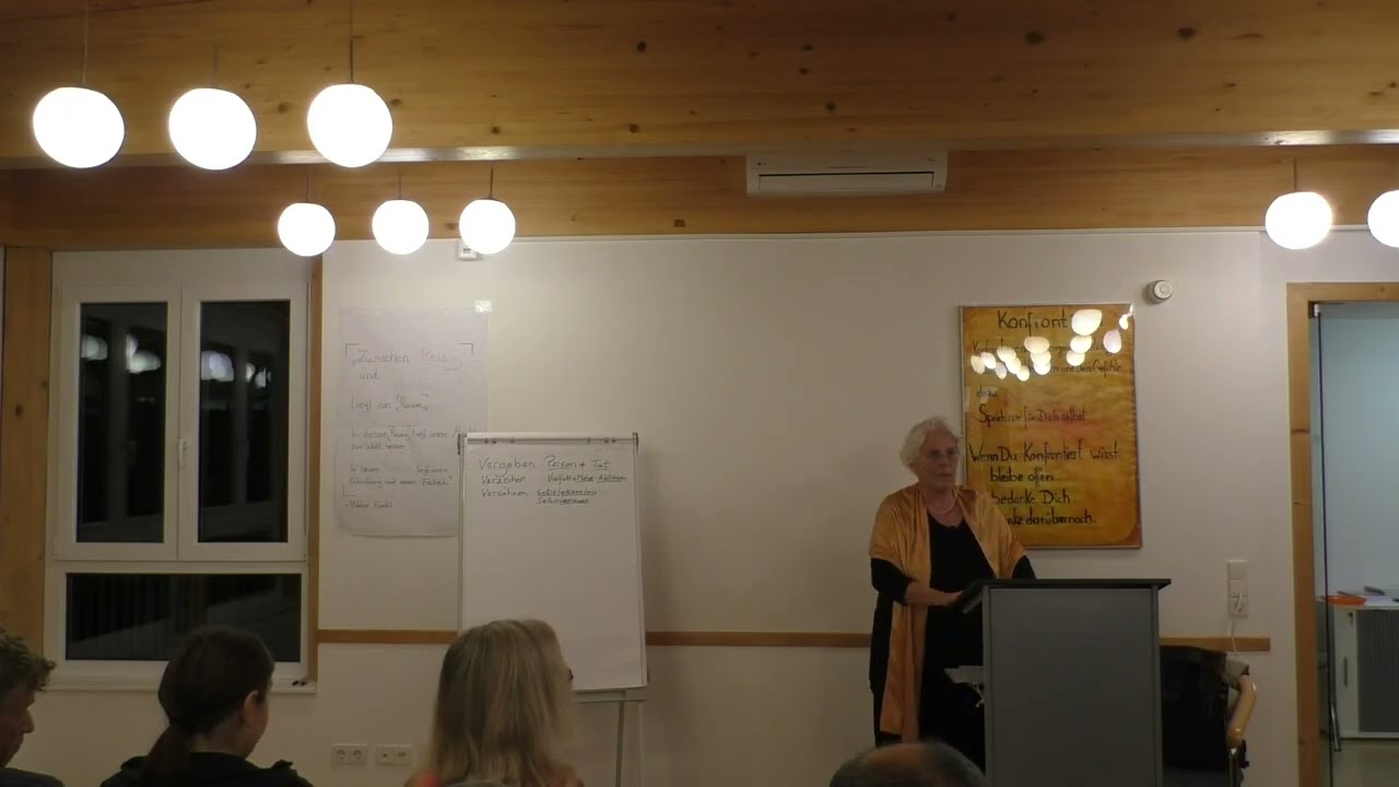 Thema: Leben mit Konflikten. Vergeben, verzeihen, versöhnen // Sylvia Wetzel